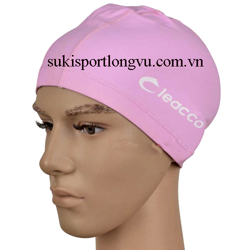 Mũ bơi 2 lớp Cleacco Pink